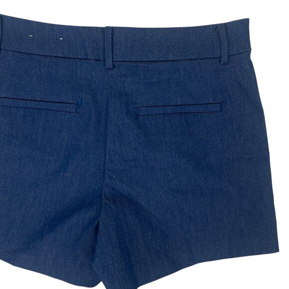 Ann Taylor Loft Riviera Shorts Refined Denim Chambray Blue Stretchy Size 2 - Picture 9 of 11